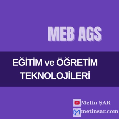 EĞİTİM ve ÖĞRETİM TEKNOLOJİLERİ
