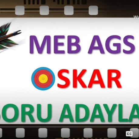 OSKAR ADAYLARI 2026 VİDEO DERS NOTU