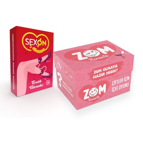 Zom Romantik Içki Oyunu Ve Çiftlere Özel Oyun Ikili Set, 200 Lü Sevgililer Günü Kart Oyunu