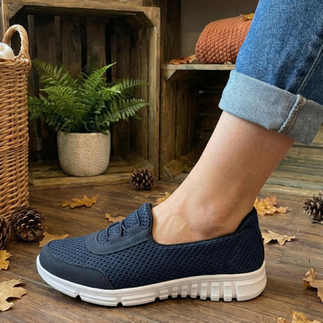 Ortopedik Hafıza Taban Günlük Ayakkabı - Lacivert PB03