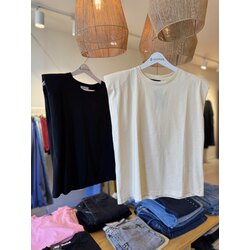 Vatkalı Basic Tshirtler (Ekru,Siyah)
