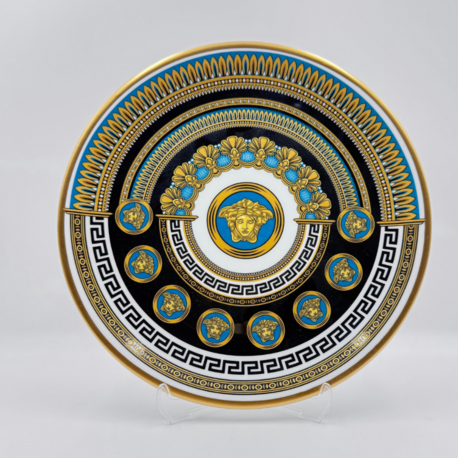 Versace 6'lı Pasta Tabağı Mavi