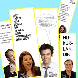 HIMYM Temalı Kitap Ayracı