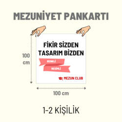 MEZUNİYET PANKARTI (100*100 cm)