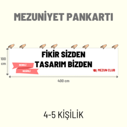 MEZUNİYET PANKARTI (100*400 cm)
