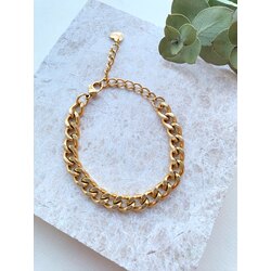 GOLD RENK PASLANMAZ 316L ÇELİK BİLEKLİK