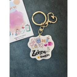 Hemşire Anahtarlık Kawaii