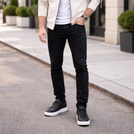 Erkek Siyah Minimal Casual Ayakkabı