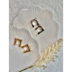 Kare Çelik Basic Küpe