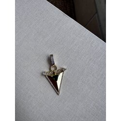 Üçgen kolye ucu charm