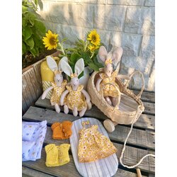 Papatya Elbiseli Bayan Bunnybon Tüm Set