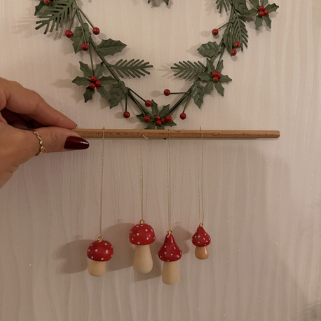 Mini Mantarlar   Set ( 2 X 4lü)