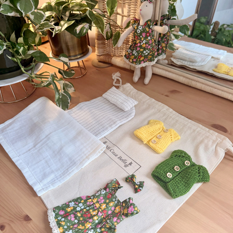 Bayan Bunnybon Evcilik Oyun Seti ( Çiçekli)
