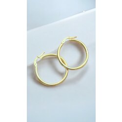 Gold Halka Küpe 
