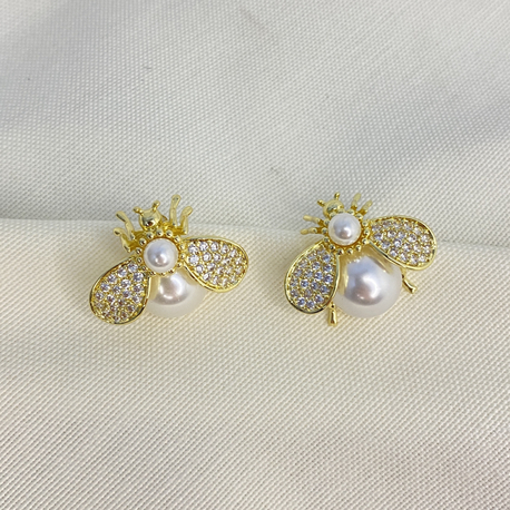 Pearl Bee Küpe