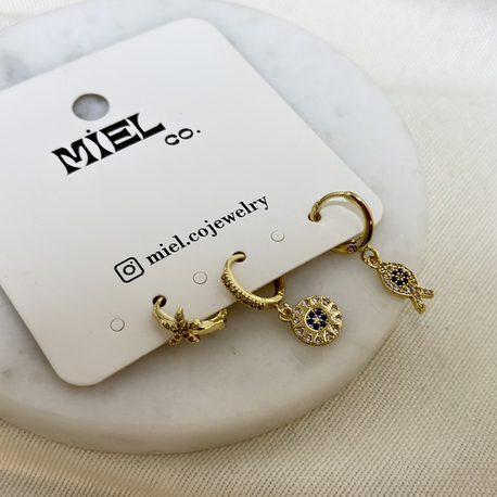 3’lü Set Küpe