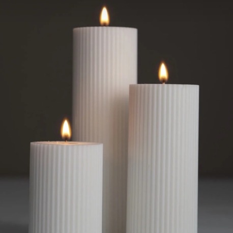 3'lü Mifa Sütunları Mum Seti (Soya Wax)