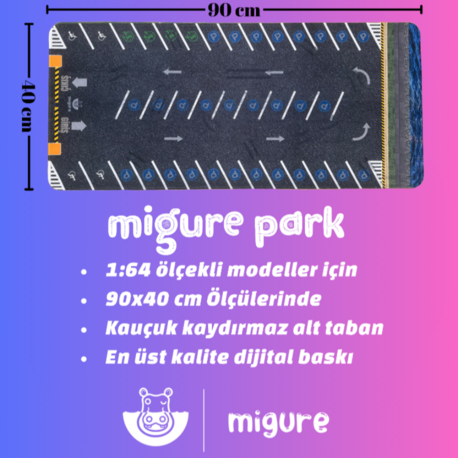 1:64 Ölçekli Diorama Mouse Pad 1 Adet