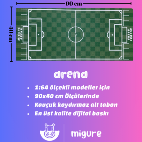 1:64 Ölçekli Diorama Mouse Pad 1 Adet