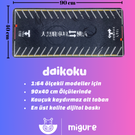 1:64 Ölçekli Diorama Mouse Pad 1 Adet