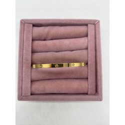 Cartıer Taşlı Kelepçe Gold