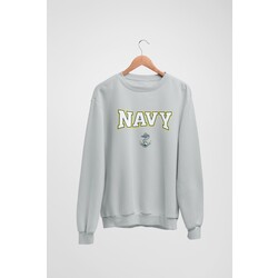 NAVY Sweatshirt Gri Erkek