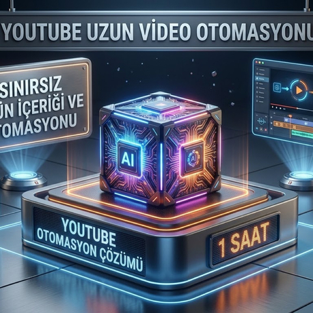 Uzun YouTube video otomasyonu (sınırsız 1 saat)