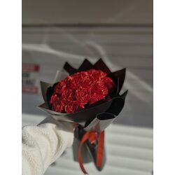 20' li Solmayan Kırmızı Gül Buketi