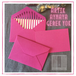 PEMBE GÜMÜŞ YALDIZ ÇİZGİLİ (10 ADET)