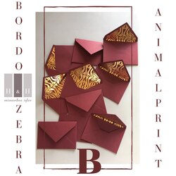 ANIMAL PRINT ZEBRA (10 ADET)