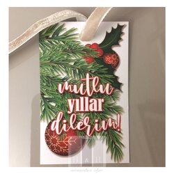 HEDİYE KARTI YENİ YIL (10 ADET)