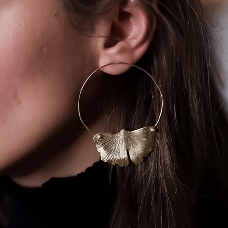 Ginkgo Küpe