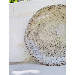 Boho Stoneware Büyük Servis Tabağı