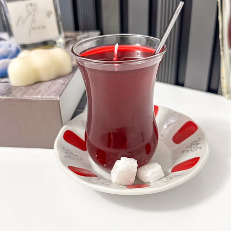 İnce belli Çay Mum