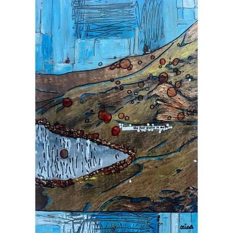 21x15cm Kâğıt üzerine Karışık Teknik • Mixed Media on Paper • Bachmann 15/30