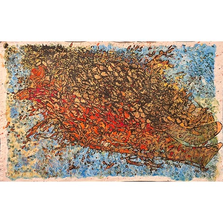100x160cm Acrylic on Unstretched Canvas • Bachmann 31 