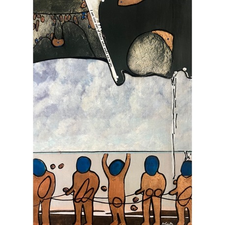 21x15cm Kâğıt üzerine Karışık Teknik • Mixed Media on Paper • Bachmann 22/30