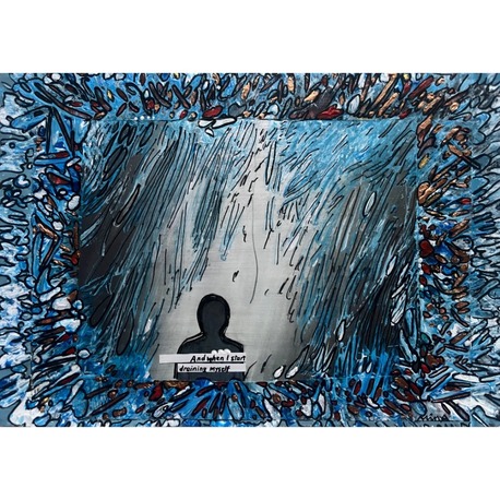 15x21cm Kâğıt üzerine Karışık Teknik • Mixed Media on Paper • Bachmann 19/30