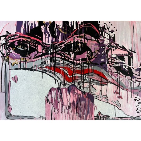 70x100cm Tuval üzerine Akrilik • Acrylic on Canvas • Anlayış • Understanding