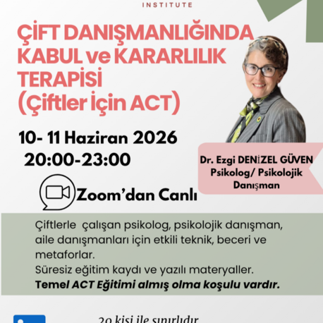 ÇİFT DANIŞMANLIĞINDA KABUL ve KARARLILIK TERAPİSİ UYGULAMALARI