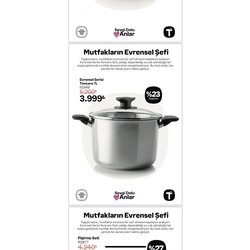 Tupperware 7 lt Çelik tencere 