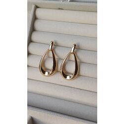 Damla gold küpe 