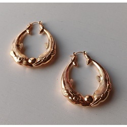 Yunuslu gold küpe