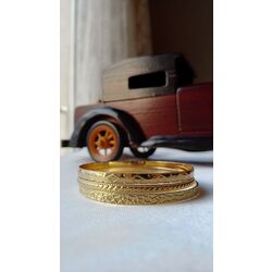 3'lü gold bilezik