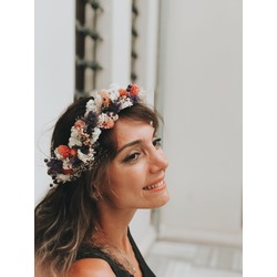 Bianca Çiçekli Taç 