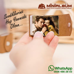 Mini Albüm Anahtarlık 1 Adet – Sevgiliye Hediye, Sevgililer Günü Hediyesi