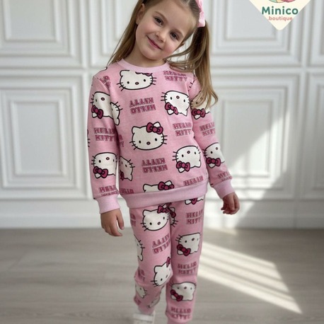 HELLO KITTY 8–12 YAŞ PİJAMA TAKIMI 