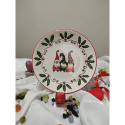 18 cm Cüceler Seramik Tabak 