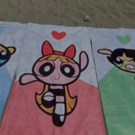 Powepuff Girls Plaj Havlu Takımı 