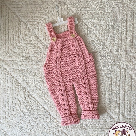 Bebek Tulum – Pudra Pembe, 1 Yaş – Alize Puffy, El Örgüsü